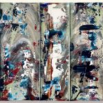 TOILE ABSTRACTION 14 100X40