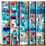 TOILE ABSTRACTION 19 40X40